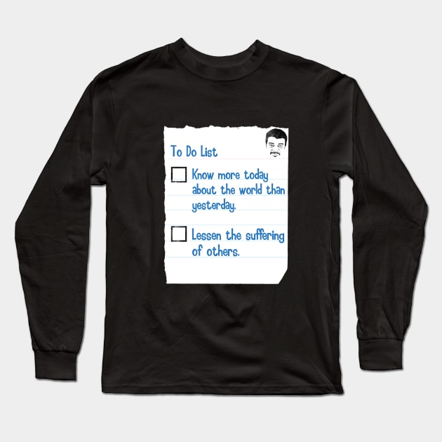 To Do List Long Sleeve T-Shirt by hereticwear